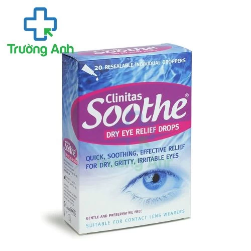Clinitas Soothe Dry Eye Relief Drops - Dưỡng mắt và làm lành tổn thương